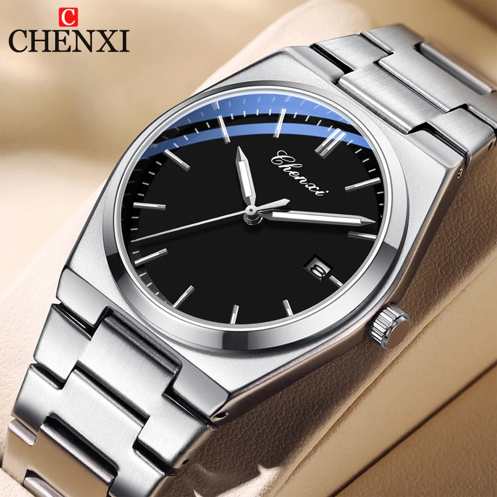 Luxury Quartz Man Wristwatch Business Sport Men Watches Waterproof Luminous Date Stainless Steel Men'S Watch for Male