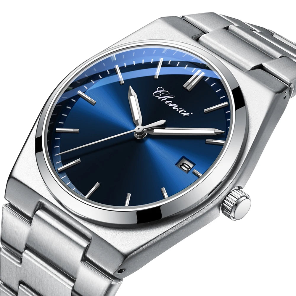 Luxury Quartz Man Wristwatch Business Sport Men Watches Waterproof Luminous Date Stainless Steel Men'S Watch for Male