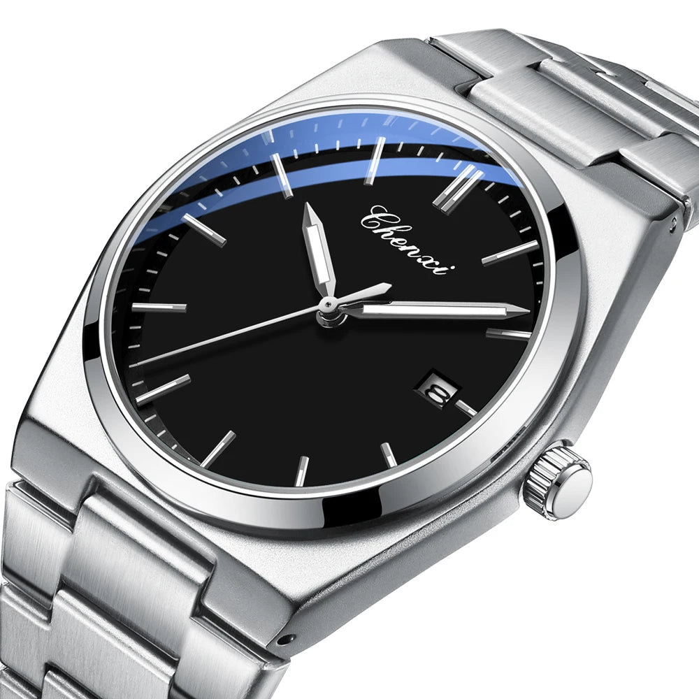 Luxury Quartz Man Wristwatch Business Sport Men Watches Waterproof Luminous Date Stainless Steel Men'S Watch for Male