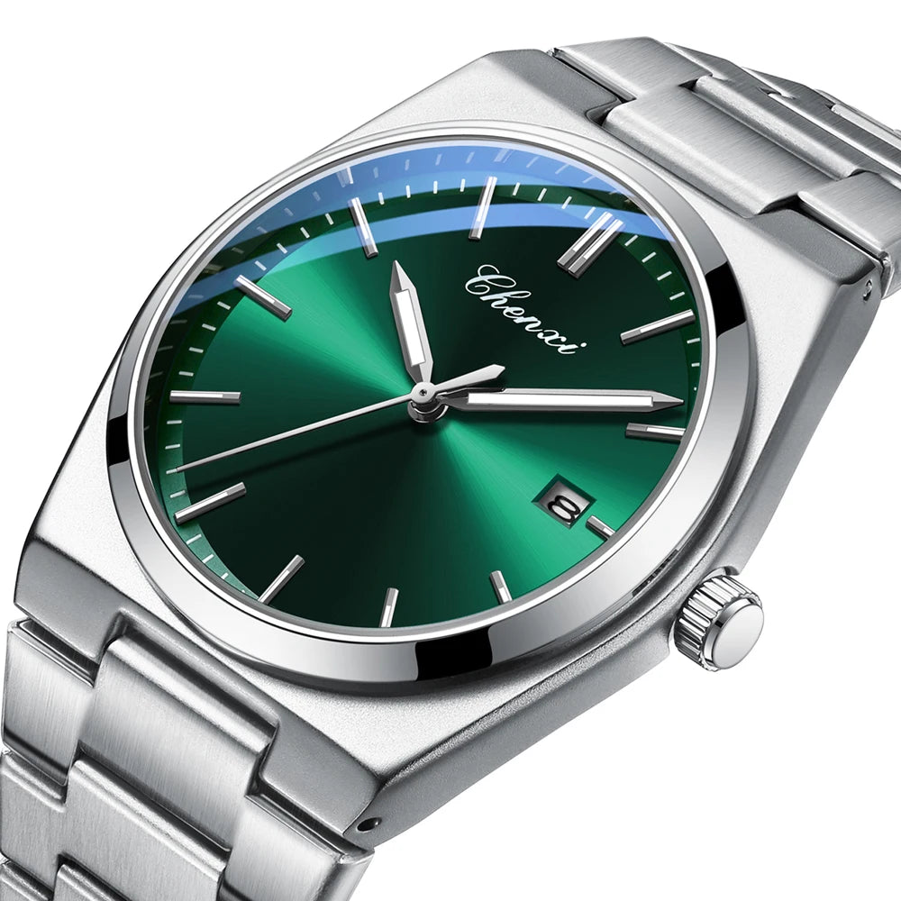 Luxury Quartz Man Wristwatch Business Sport Men Watches Waterproof Luminous Date Stainless Steel Men'S Watch for Male